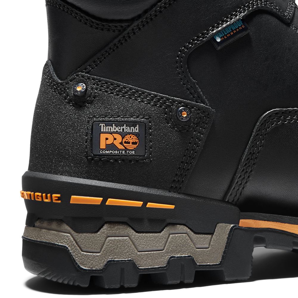 Botas de Trabajo Masculino - Timberland Pro® Boondock 6\" Comp Toe - IPZJF9875 - Pretas